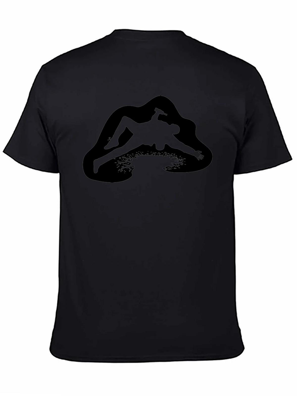 Black T-Shirt with Unique Graphic Design product image 4