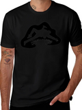 Black T-Shirt with Unique Graphic Design product image 1