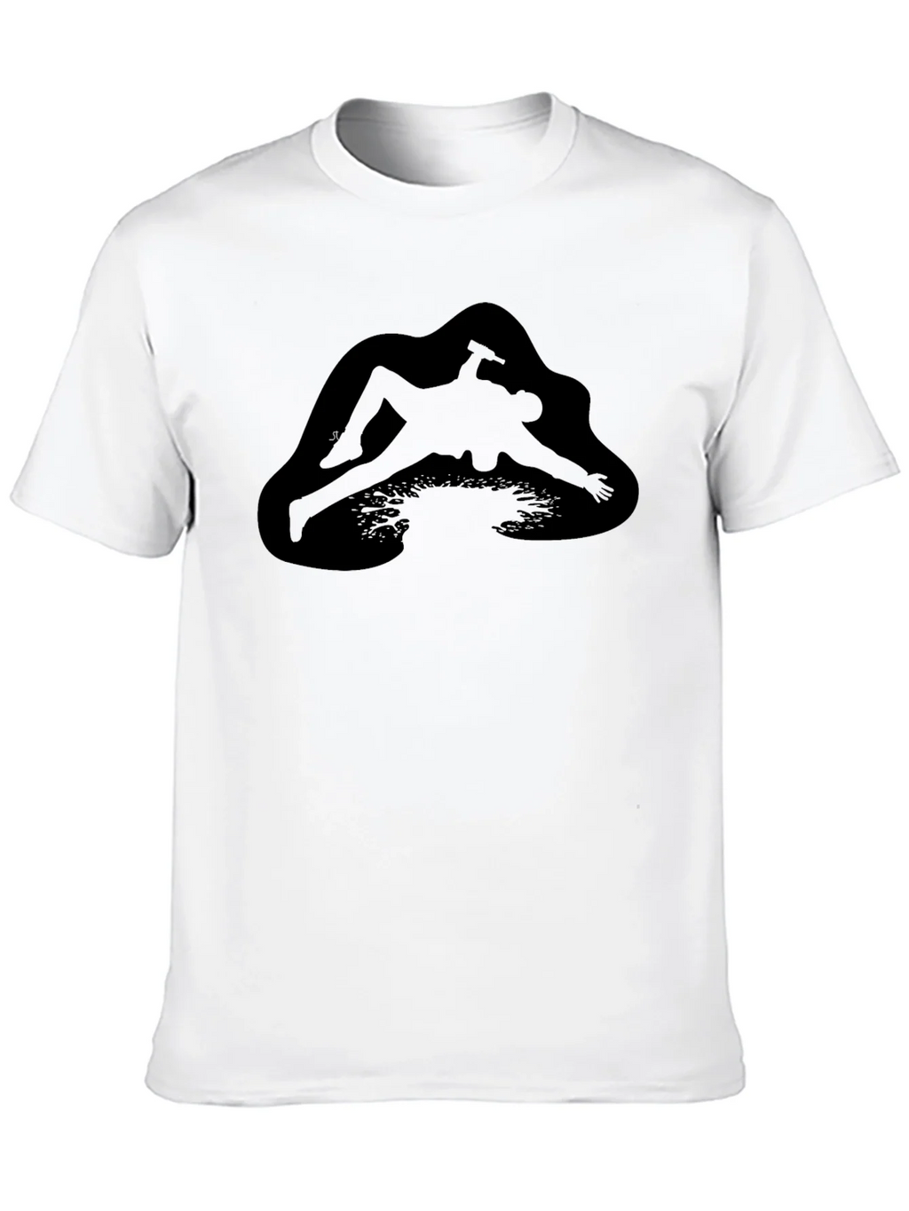 Black T-Shirt with Unique Graphic Design product image 9