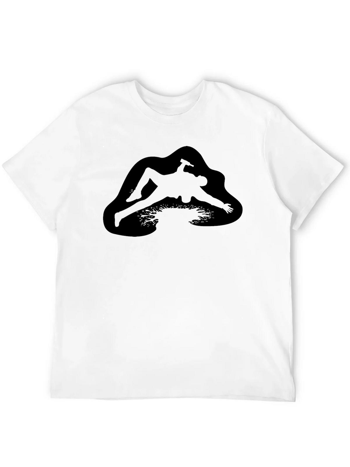 Black T-Shirt with Unique Graphic Design product image 11