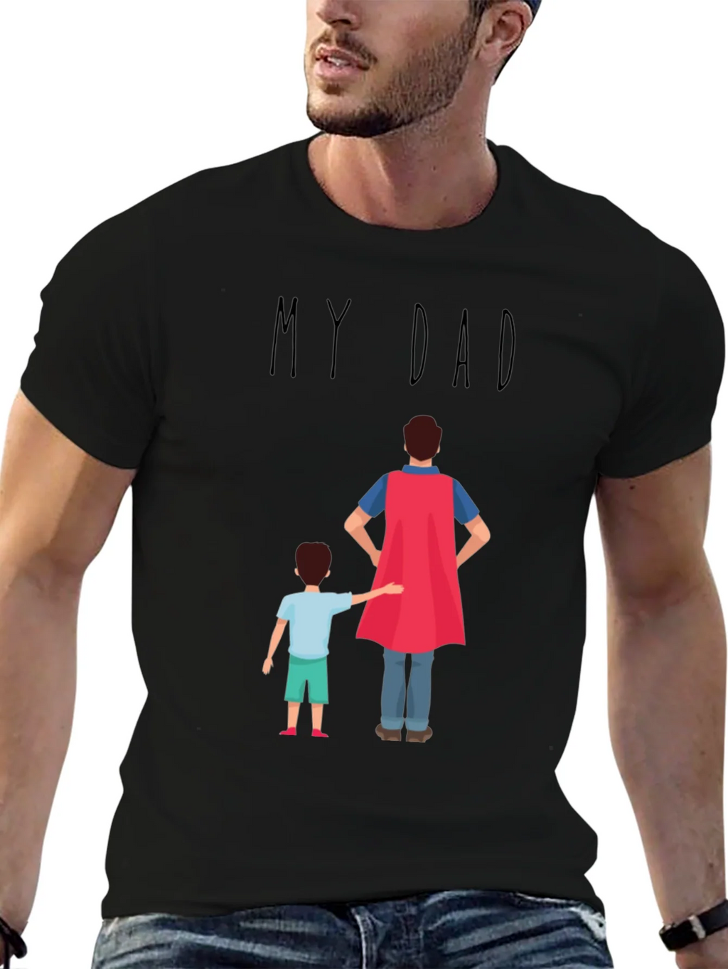 My Dad Superhero T-Shirt product image 6