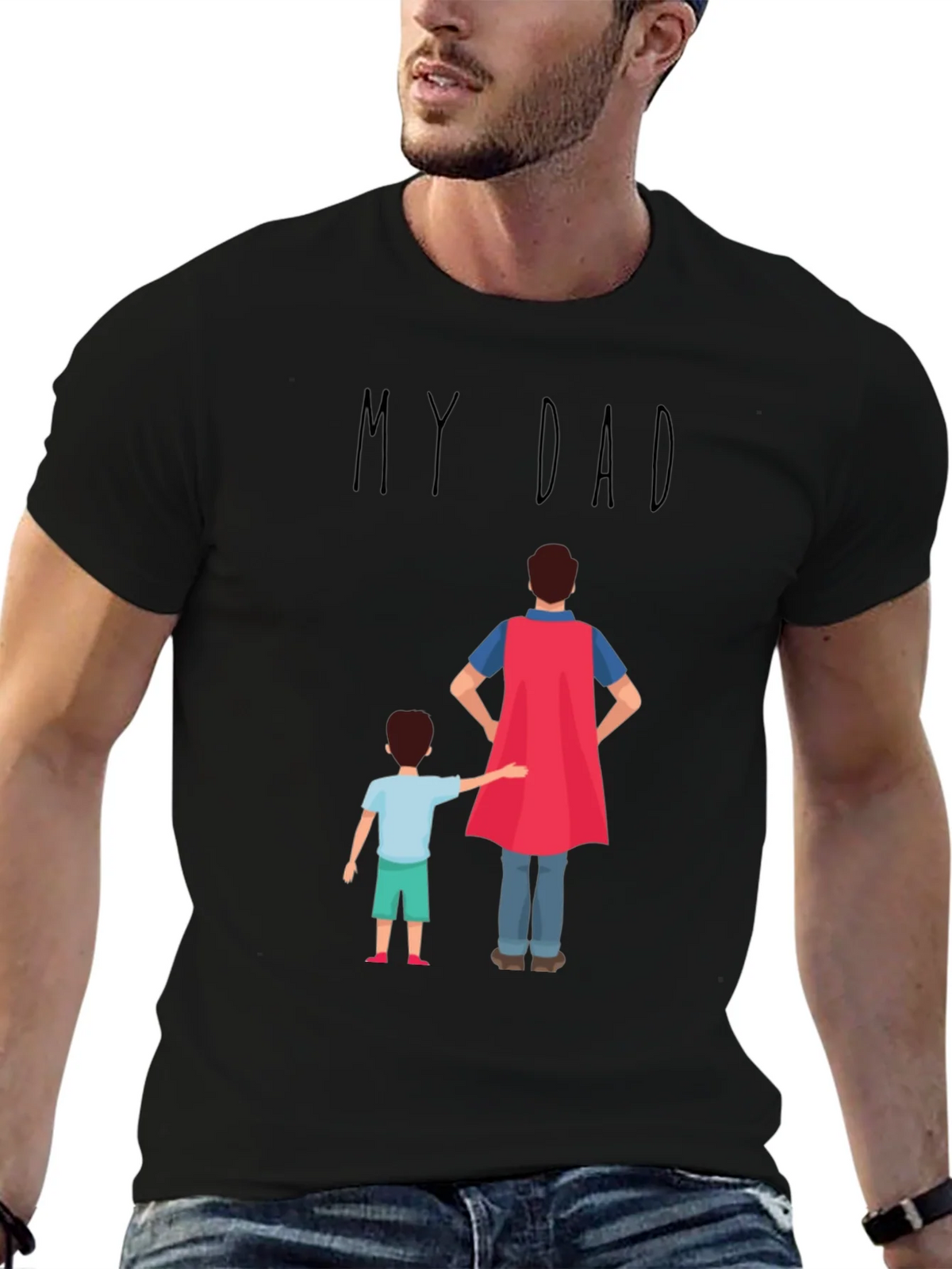 My Dad Superhero T-Shirt product image 6