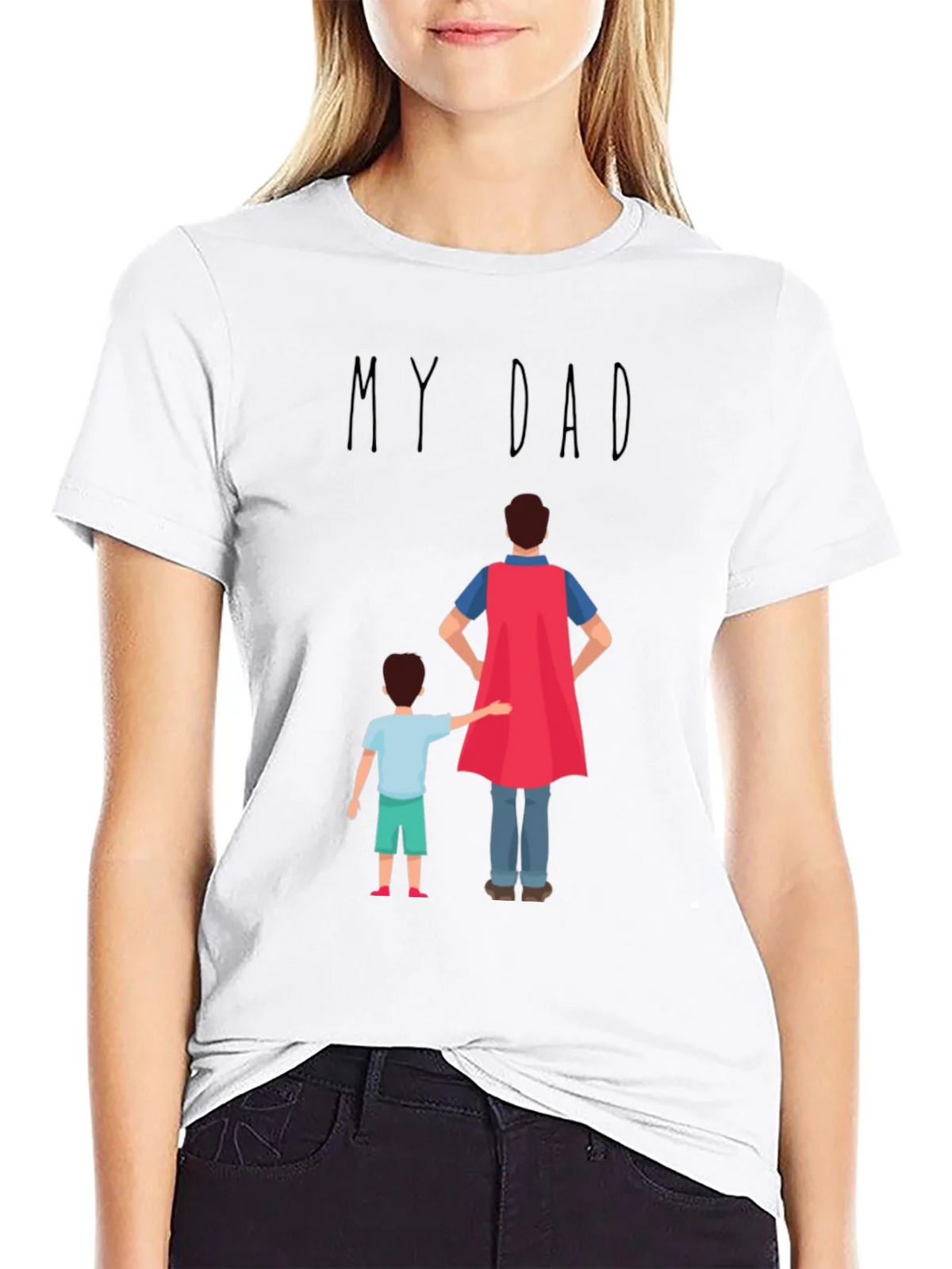 My Dad Superhero T-Shirt product image 8