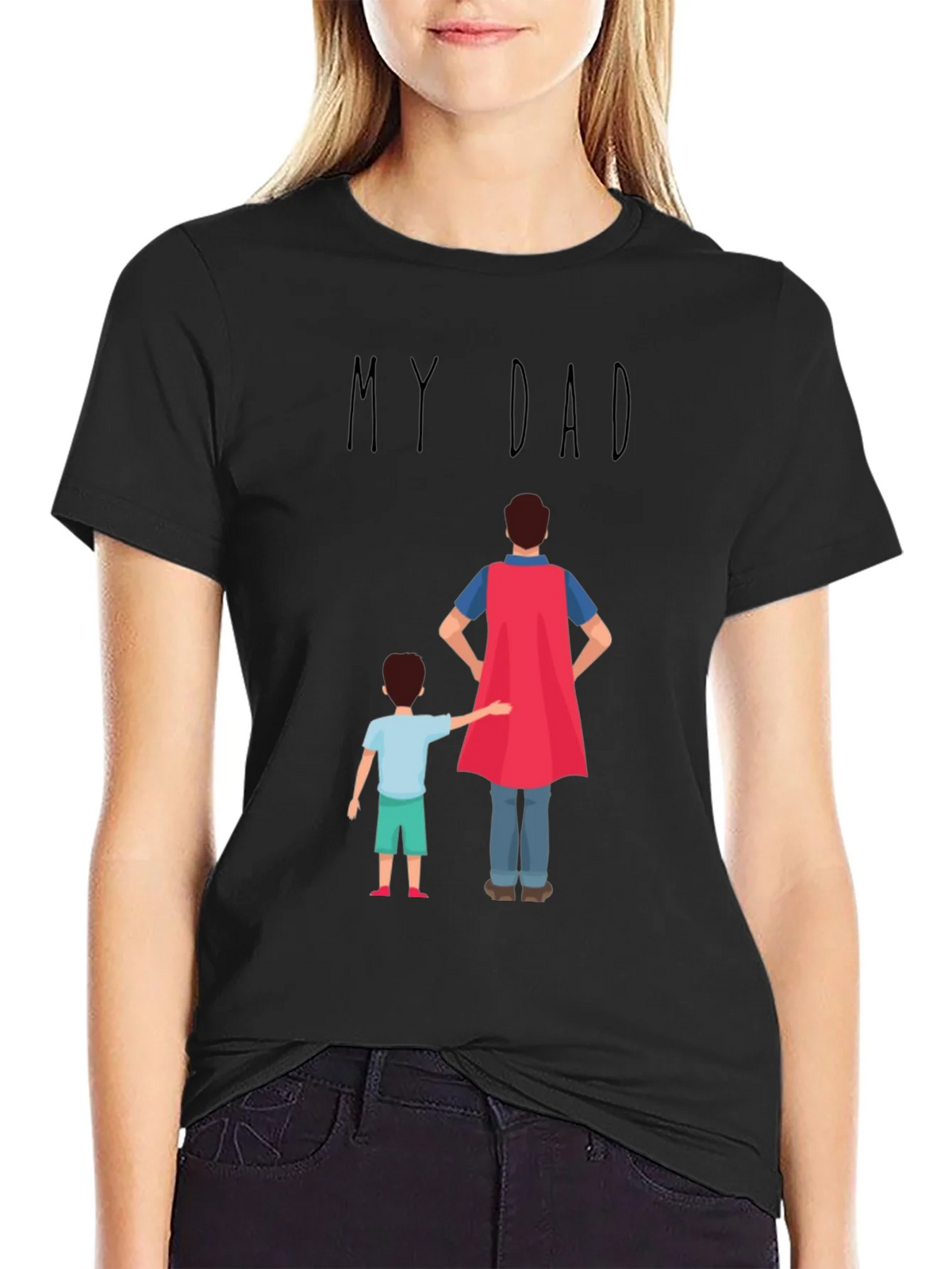 My Dad Superhero T-Shirt product image 2