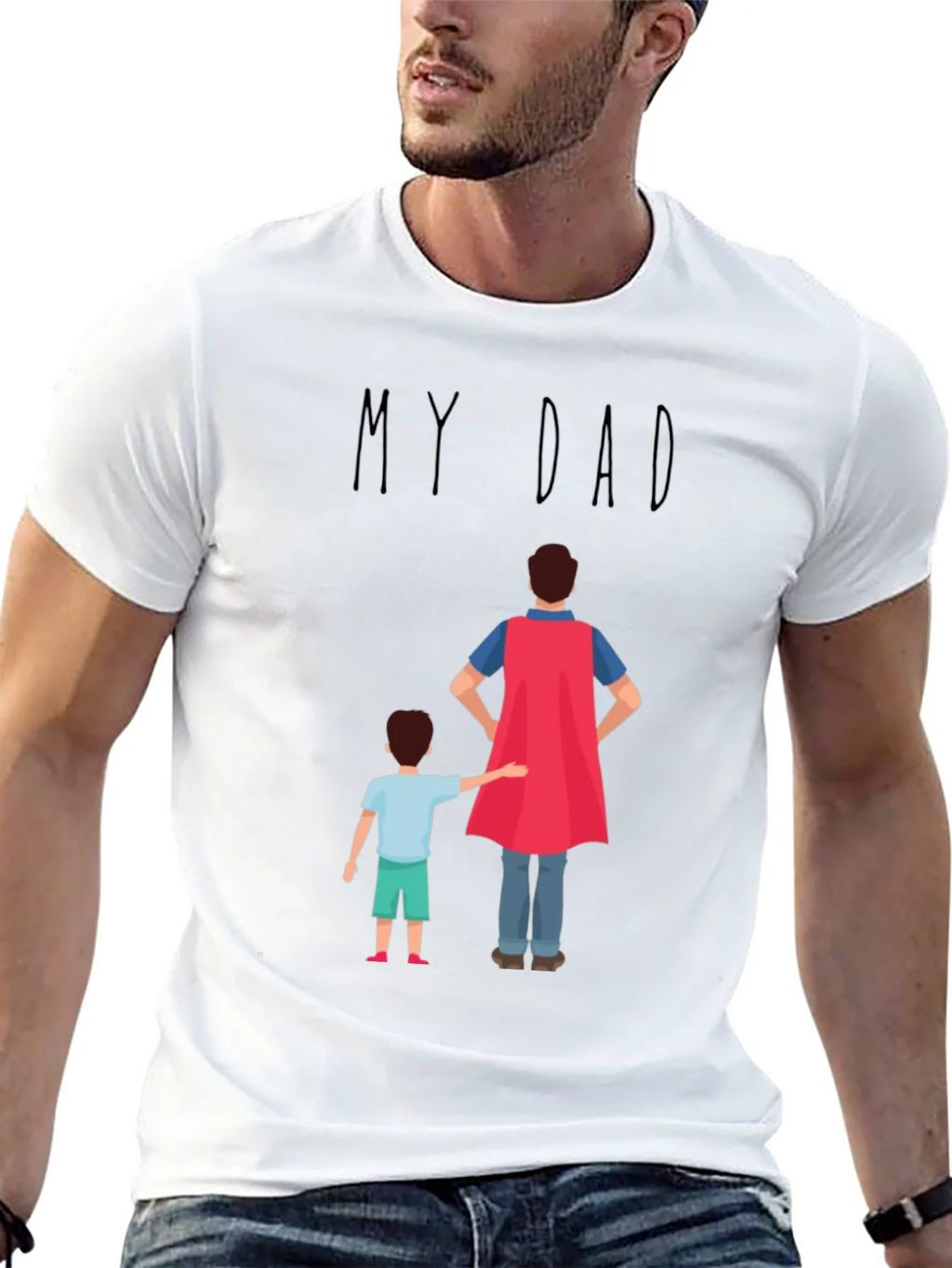 My Dad Superhero T-Shirt product image 12