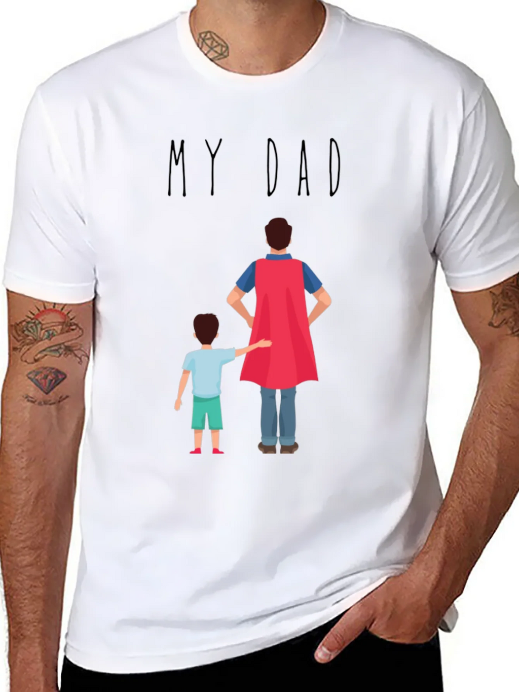 My Dad Superhero T-Shirt product image 7