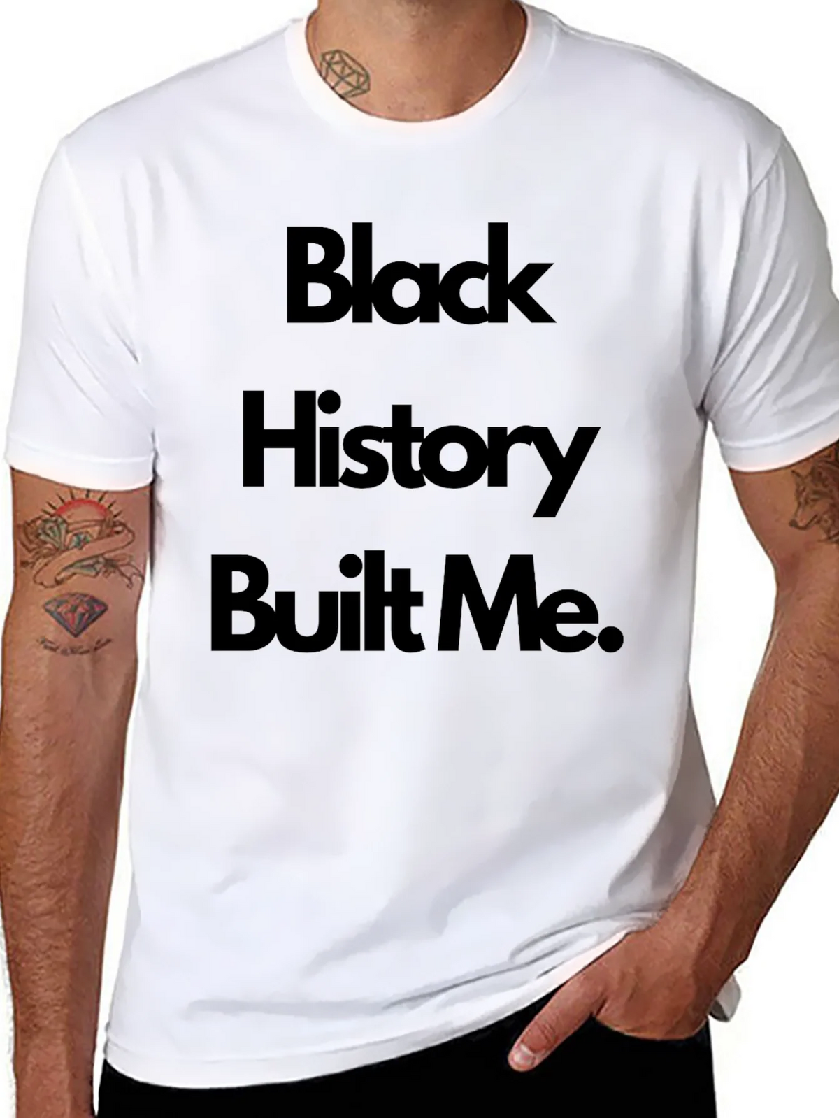 Black History Built Me T-Shirt product image 7