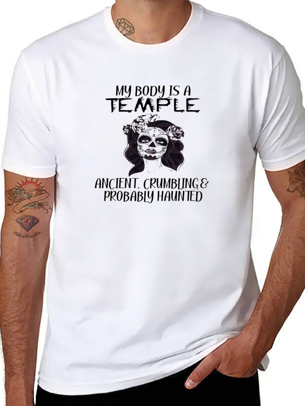 My Body is a Temple Graphic Tee product image 7