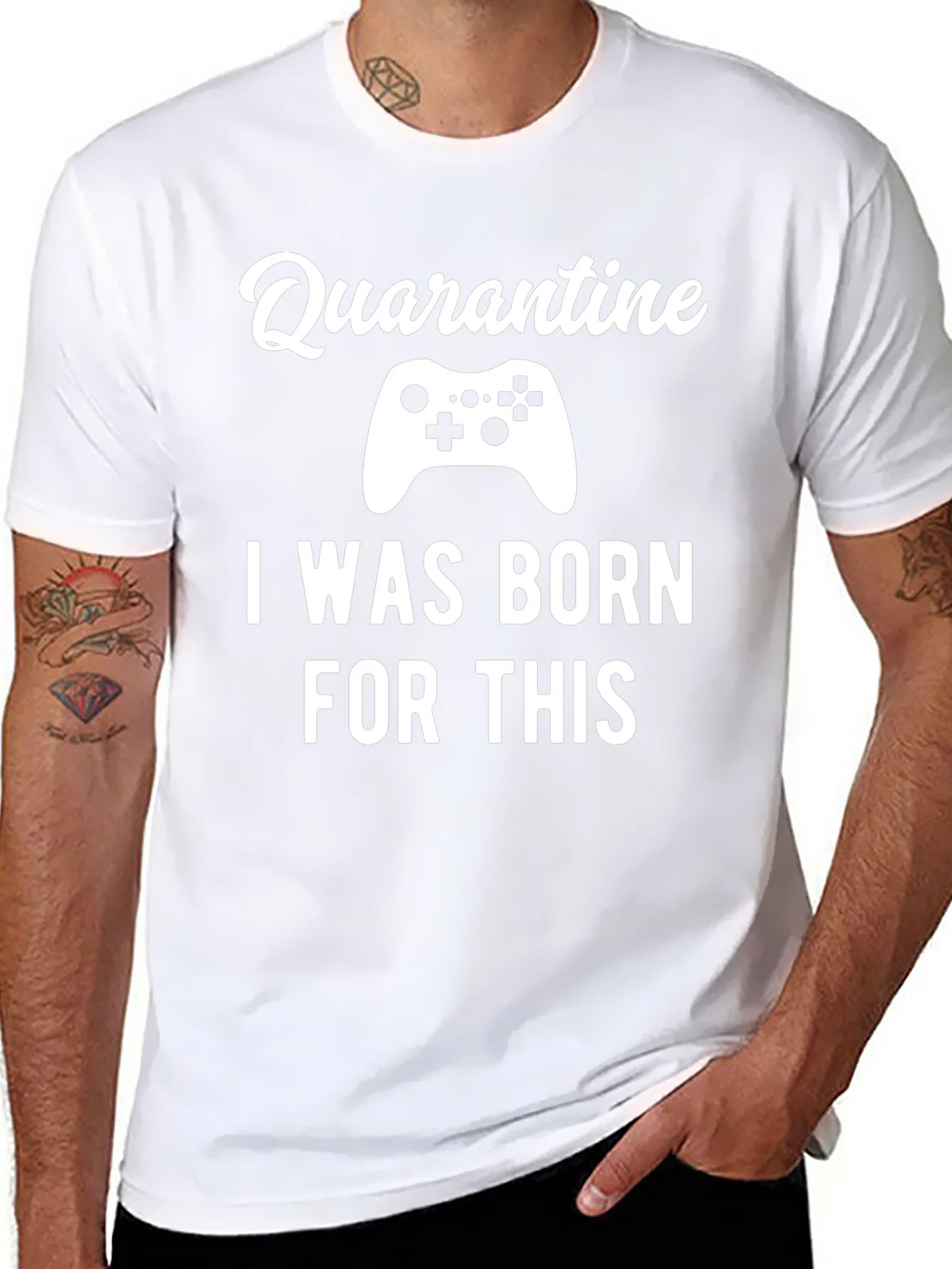 Quarantine Gamer T-Shirt - Born For This Tee product image 7
