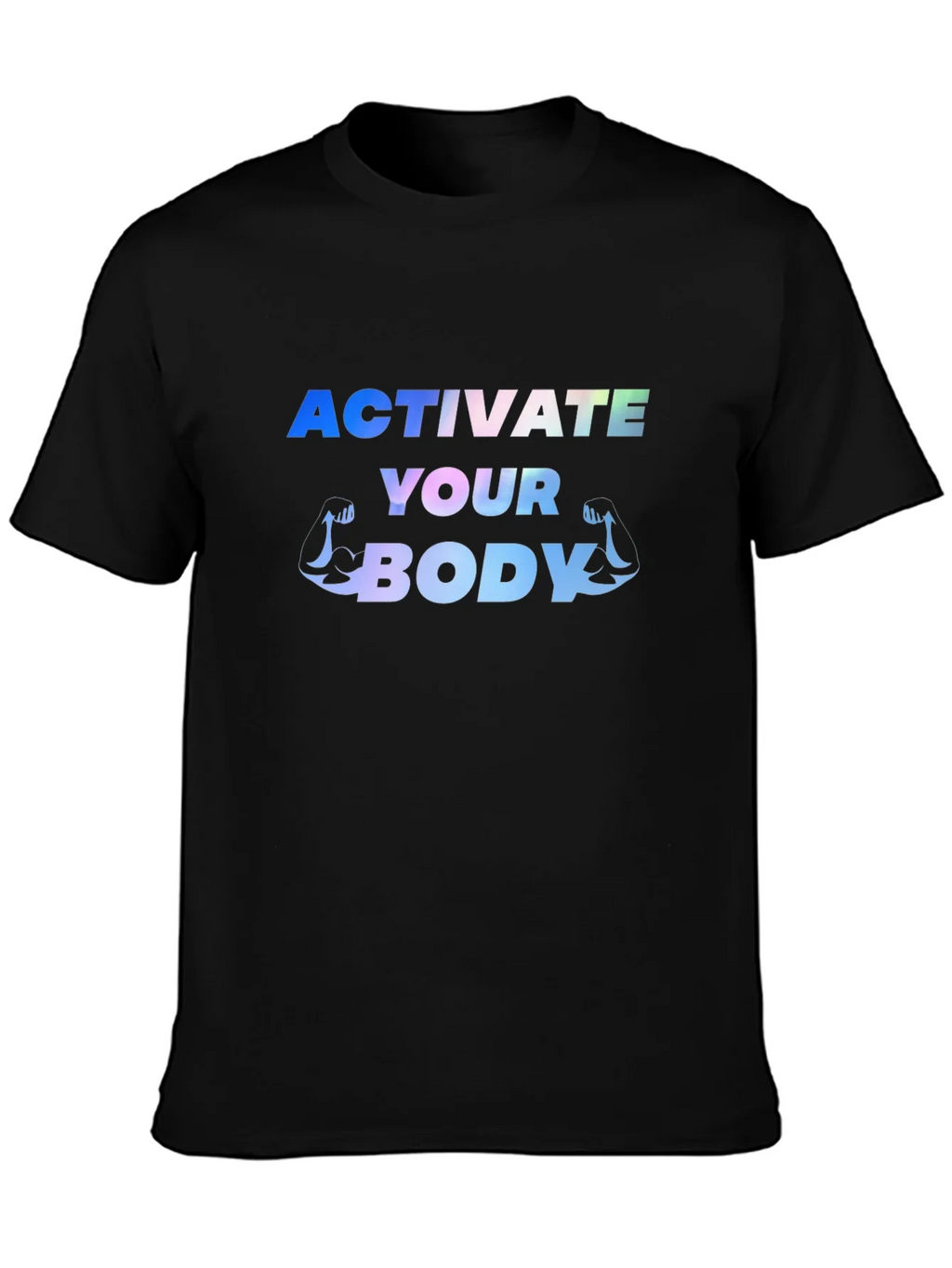 Activate Your Body Black Graphic Tee product image 2