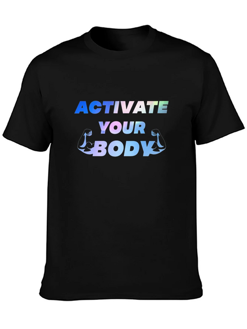 Activate Your Body Black Graphic Tee product image 2