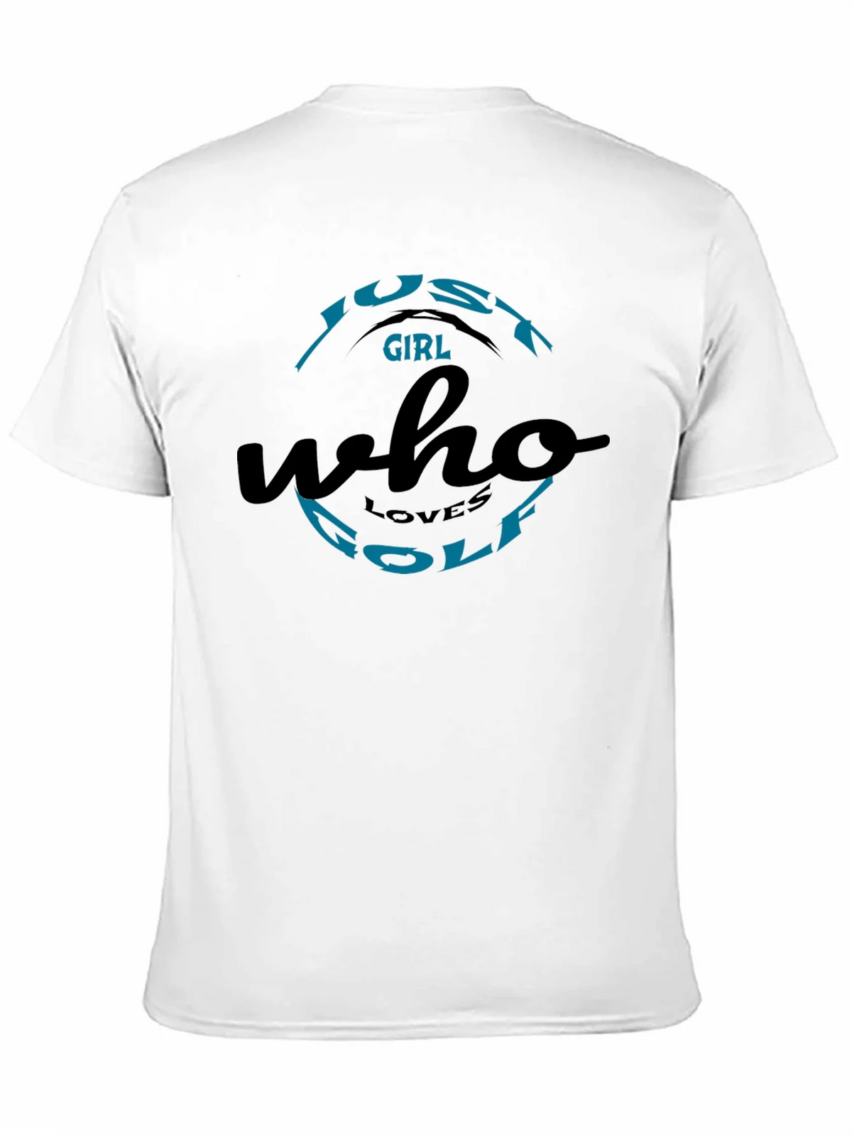 Just A Girl Who Loves Golf Black T-Shirt product image 10