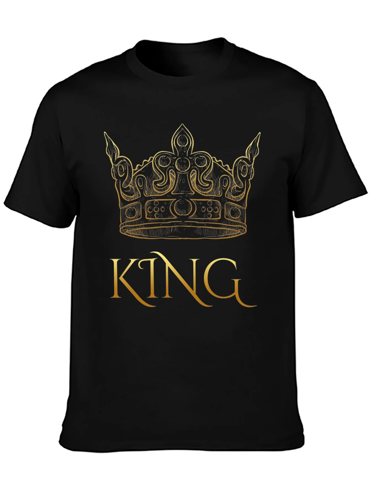 King Crown Graphic Black T-Shirt product image 3