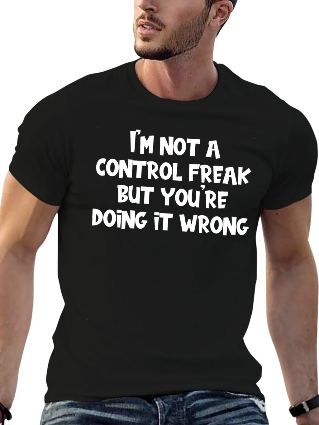 Funny Sarcastic Graphic Tee - Not a Control Freak product image 6
