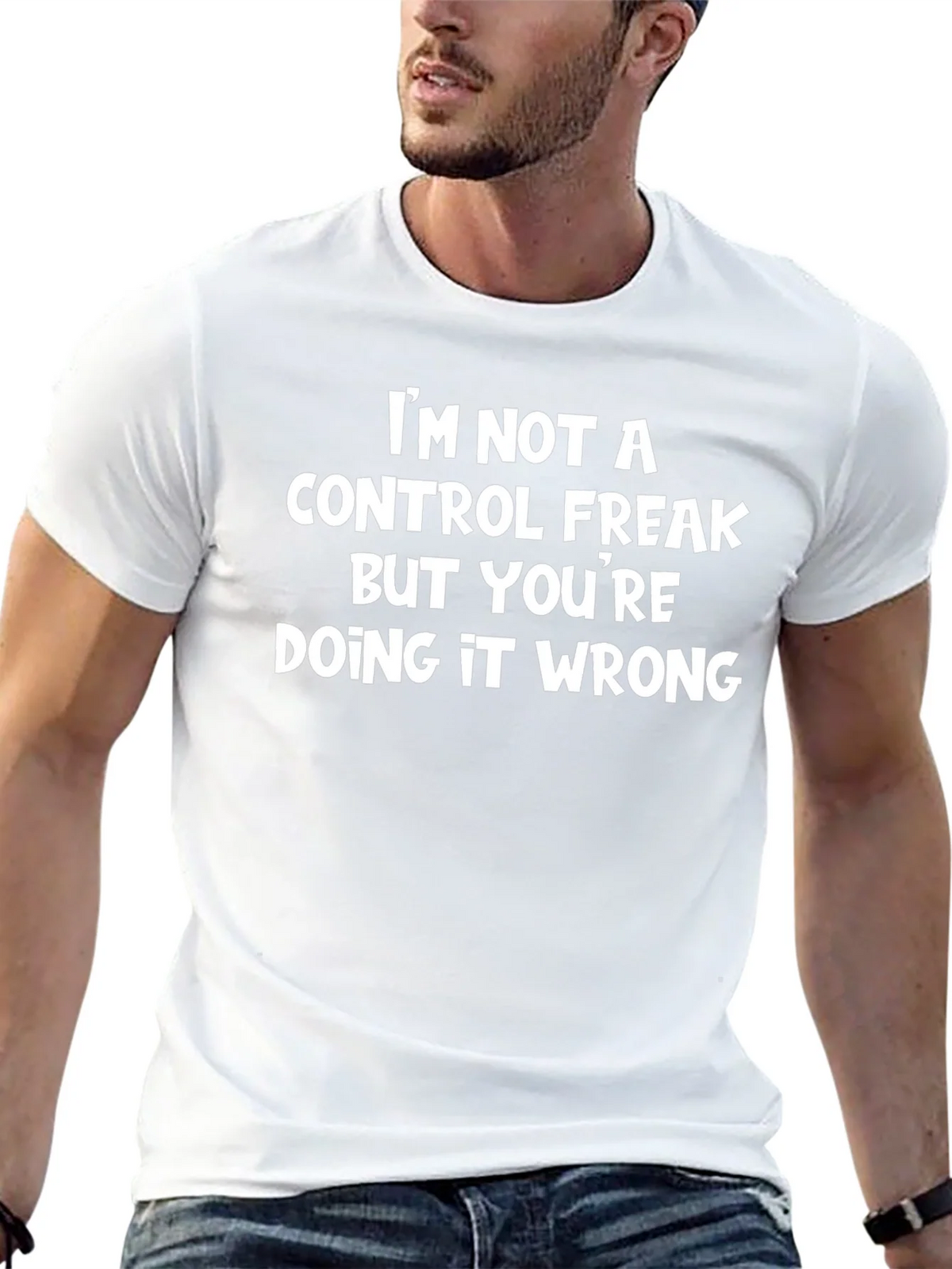 Funny Sarcastic Graphic Tee - Not a Control Freak product image 12