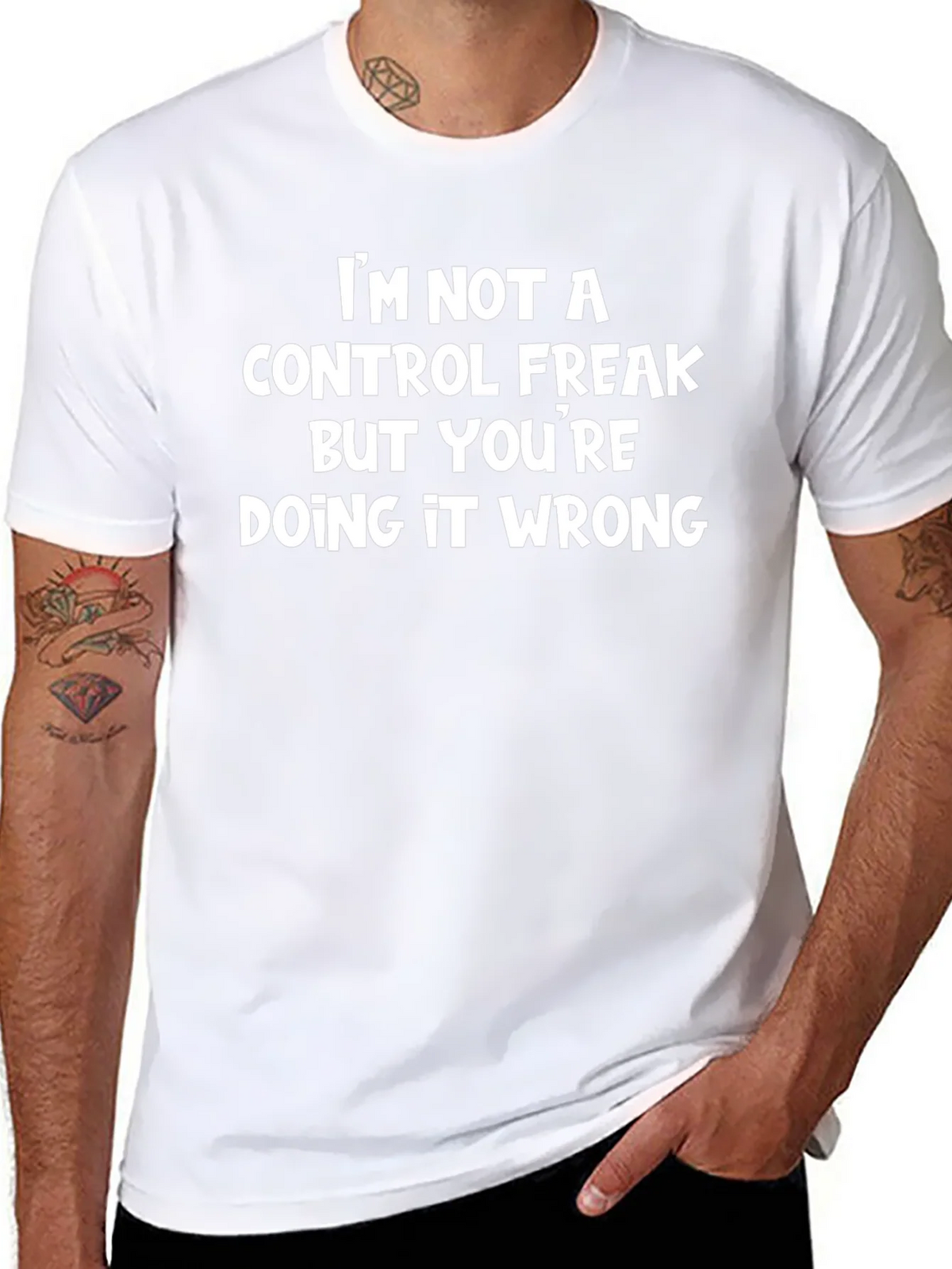 Funny Sarcastic Graphic Tee - Not a Control Freak product image 7