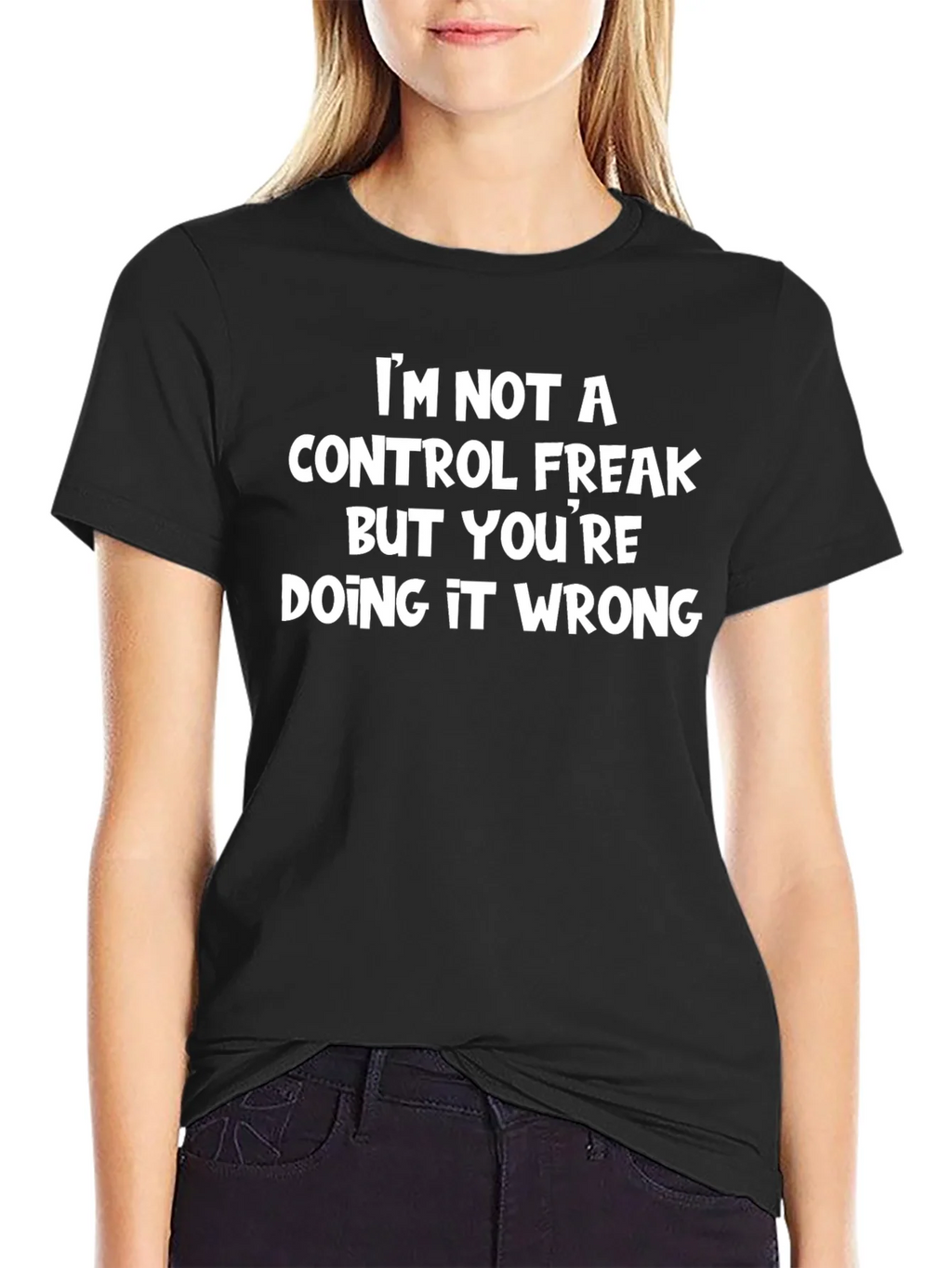 Funny Sarcastic Graphic Tee - Not a Control Freak product image 2