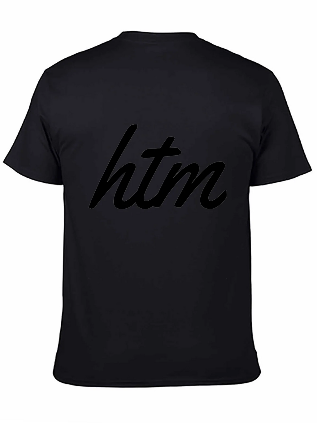 Stylish Black HTM Graphic Tee - Modern Casual Wear product image 4