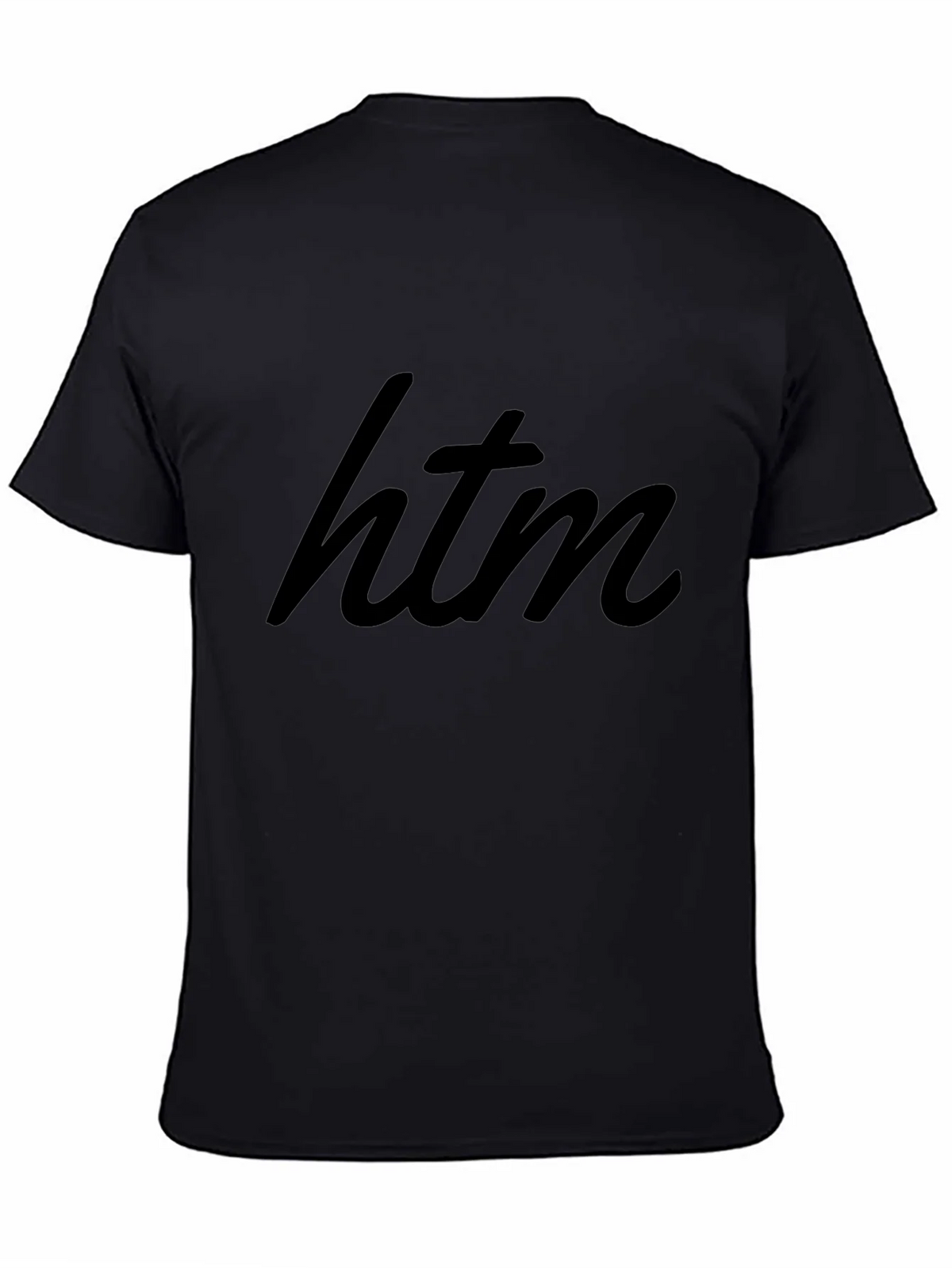 Stylish Black HTM Graphic Tee - Modern Casual Wear product image 4