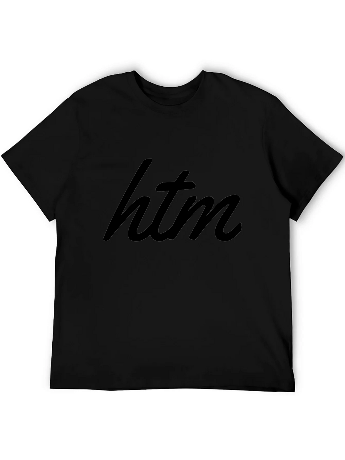 Stylish Black HTM Graphic Tee - Modern Casual Wear product image 5