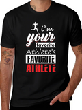 Athletes Favorite Athlete T-Shirt - Black product image 1