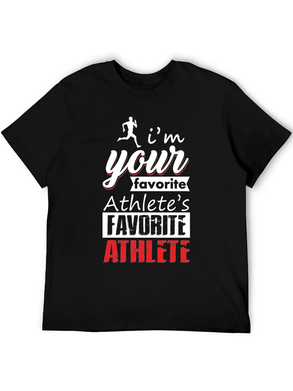 Athletes Favorite Athlete T-Shirt - Black product image 5