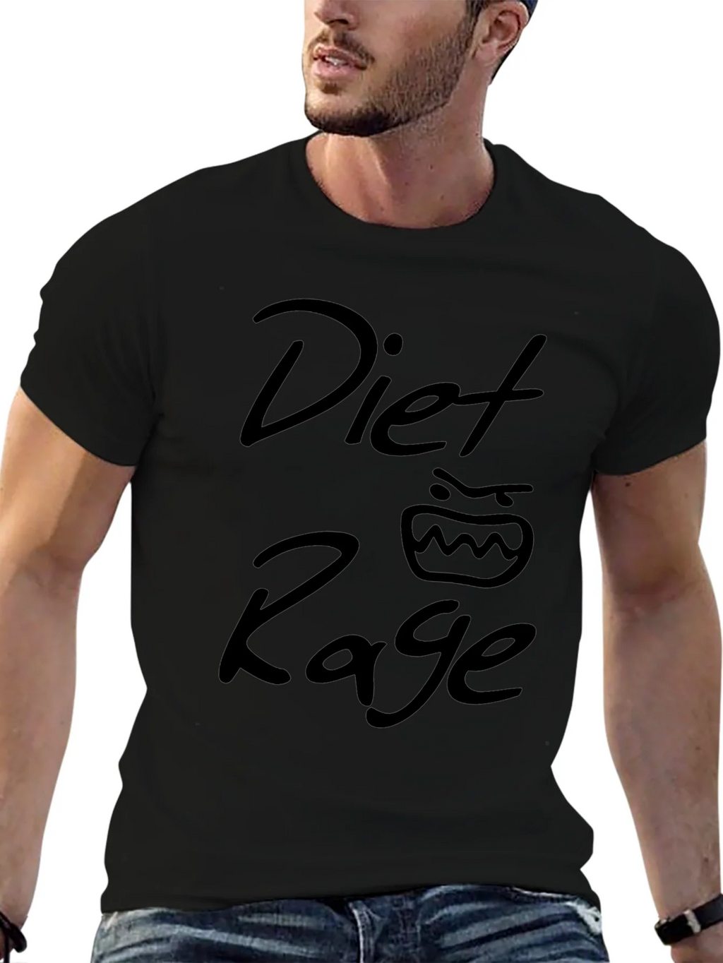 Diet Rage Graphic T-Shirt - Mens Black Tee product image 6