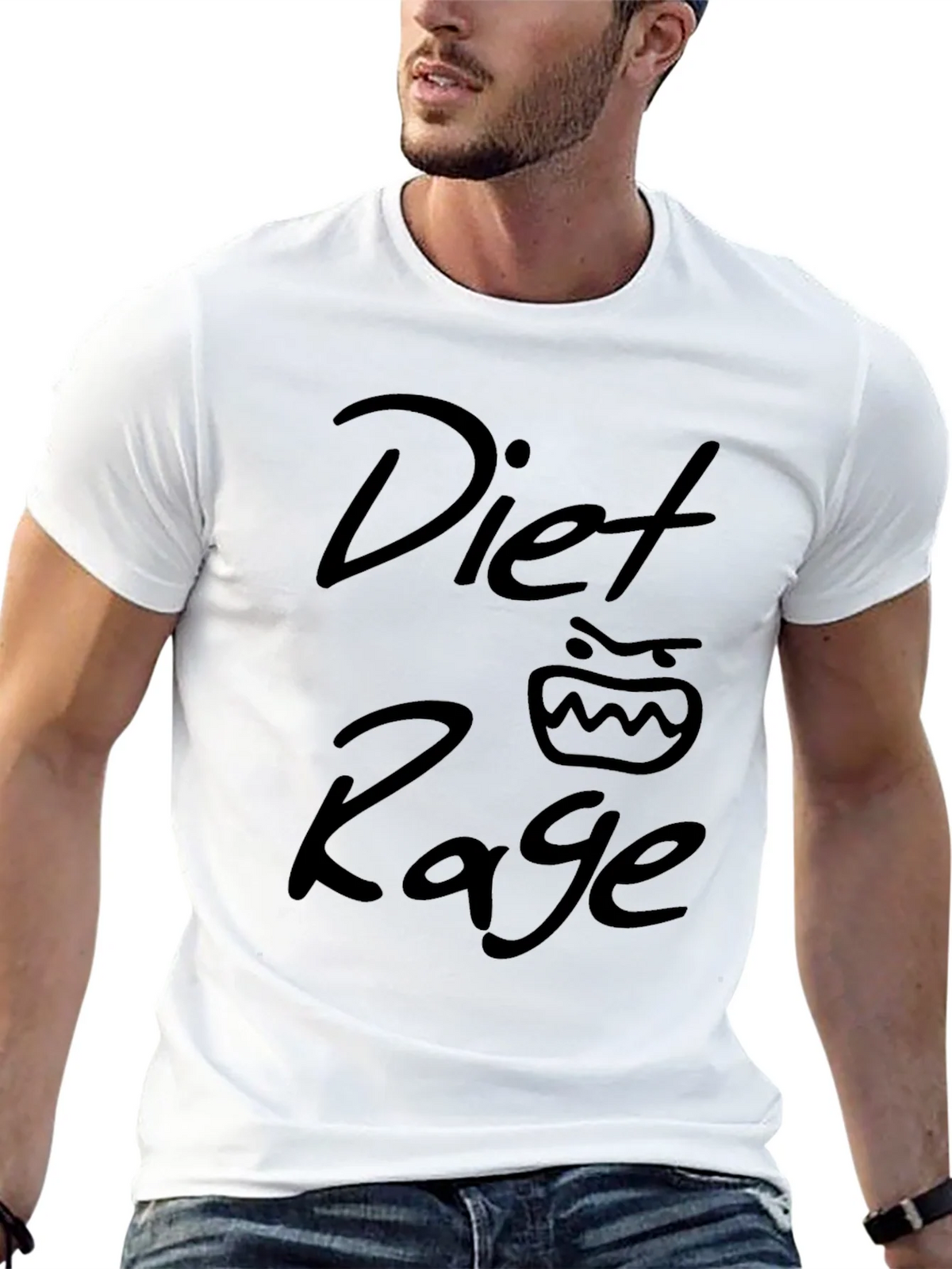 Diet Rage Graphic T-Shirt - Mens Black Tee product image 12