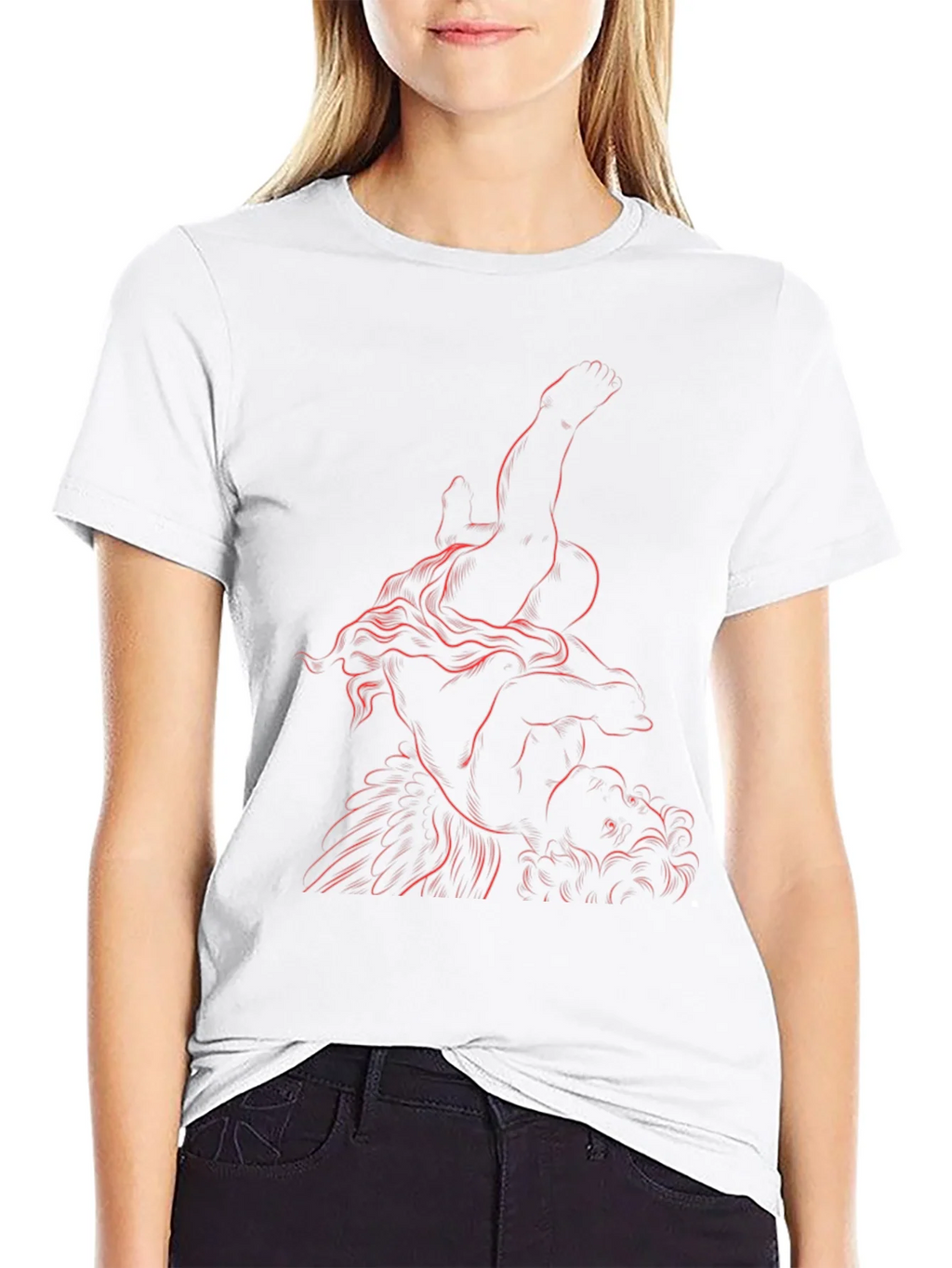Artistic Graphic Tee - Classic Sculpture Design product image 8