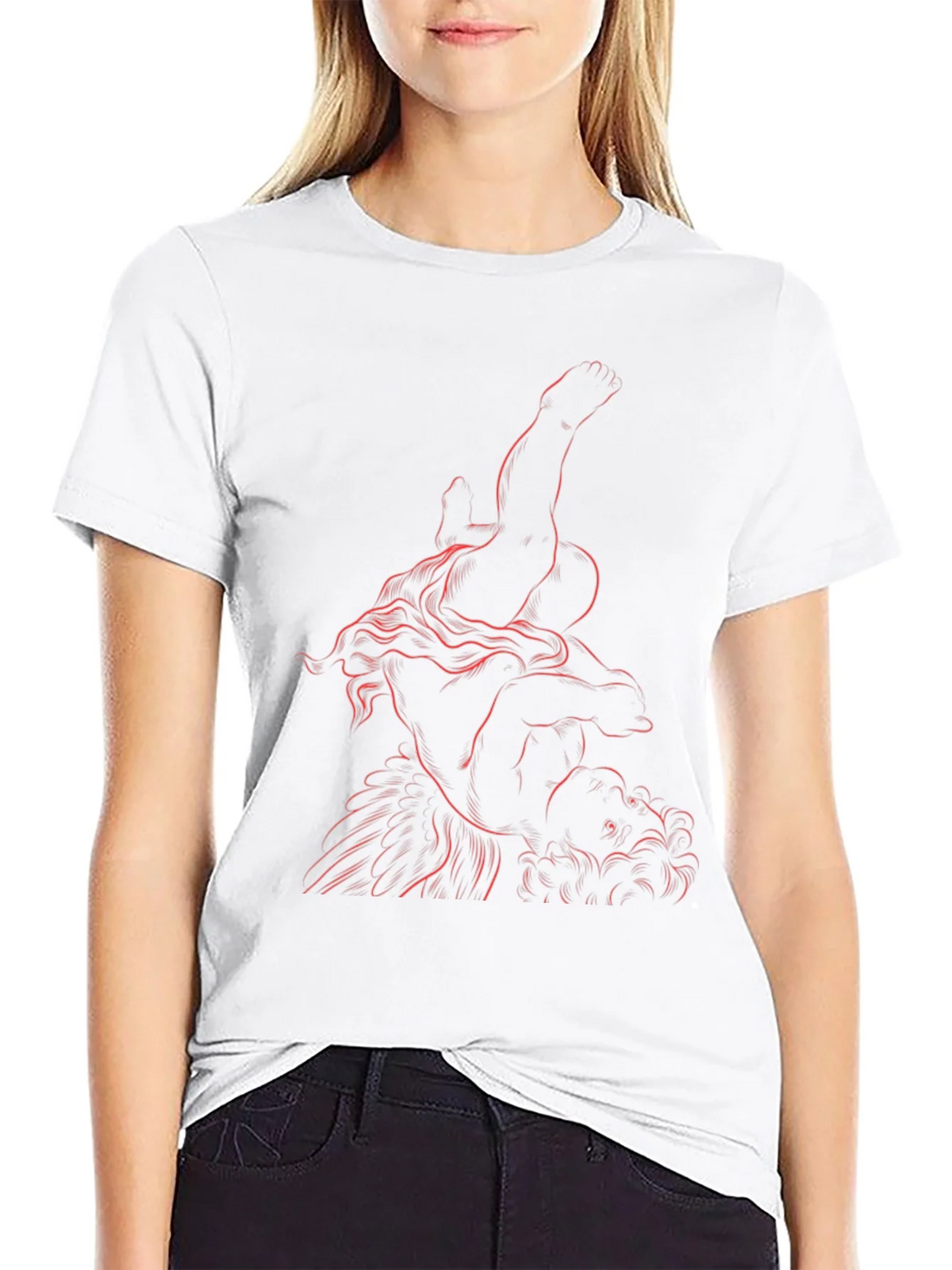 Artistic Graphic Tee - Classic Sculpture Design product image 8