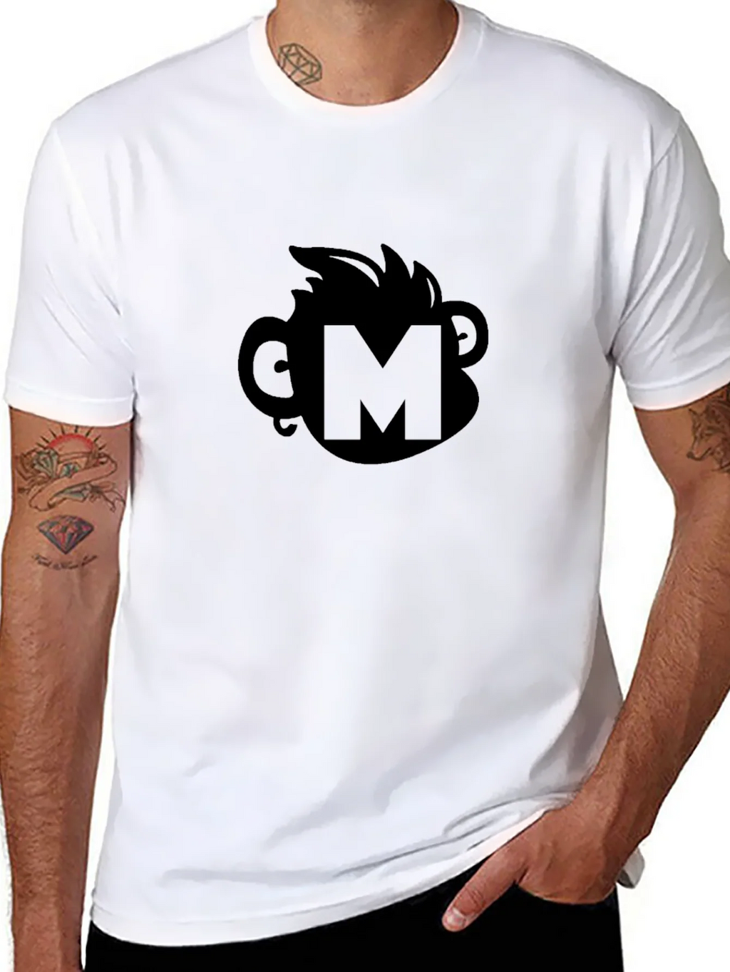 Cool Monkey M Black T-Shirt product image 7