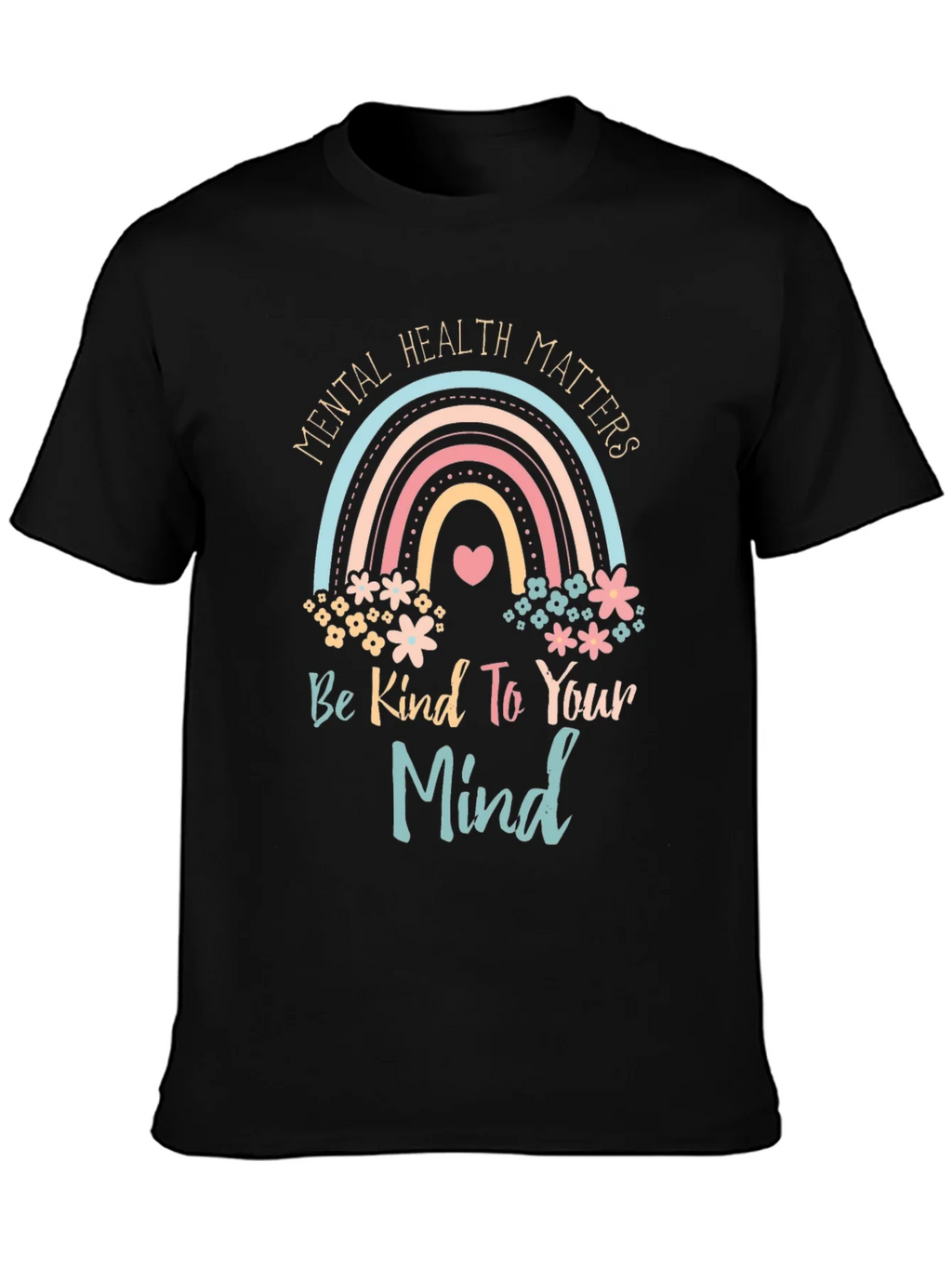 Mental Health Matters Graphic Tee - Be Kind to Your Mind product image 3