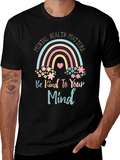 Mental Health Matters Graphic Tee - Be Kind to Your Mind product image 1