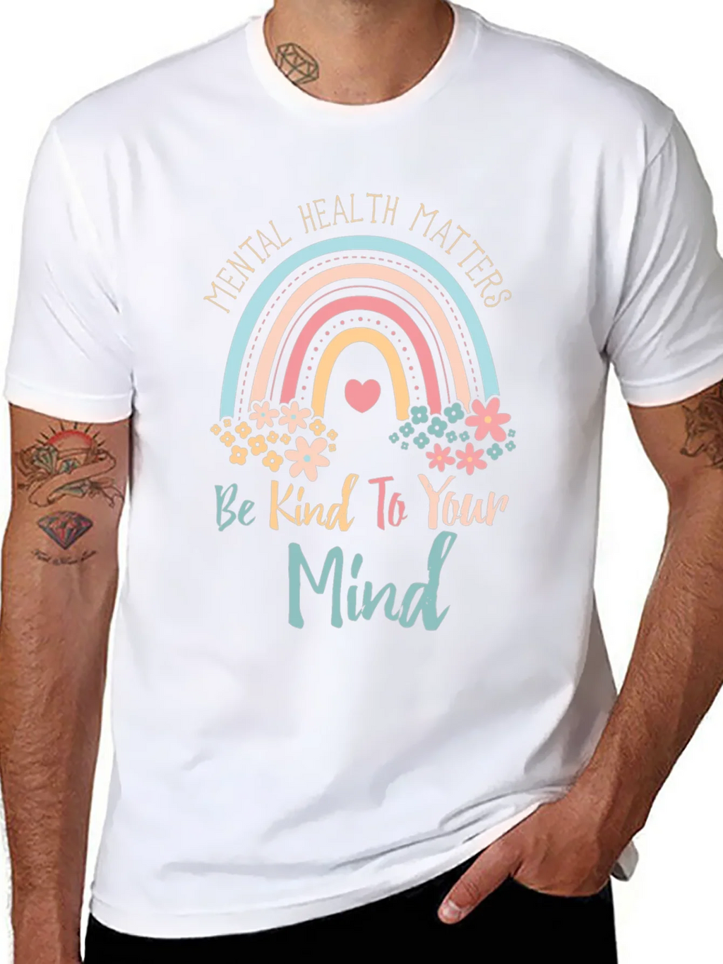 Mental Health Matters Graphic Tee - Be Kind to Your Mind product image 7