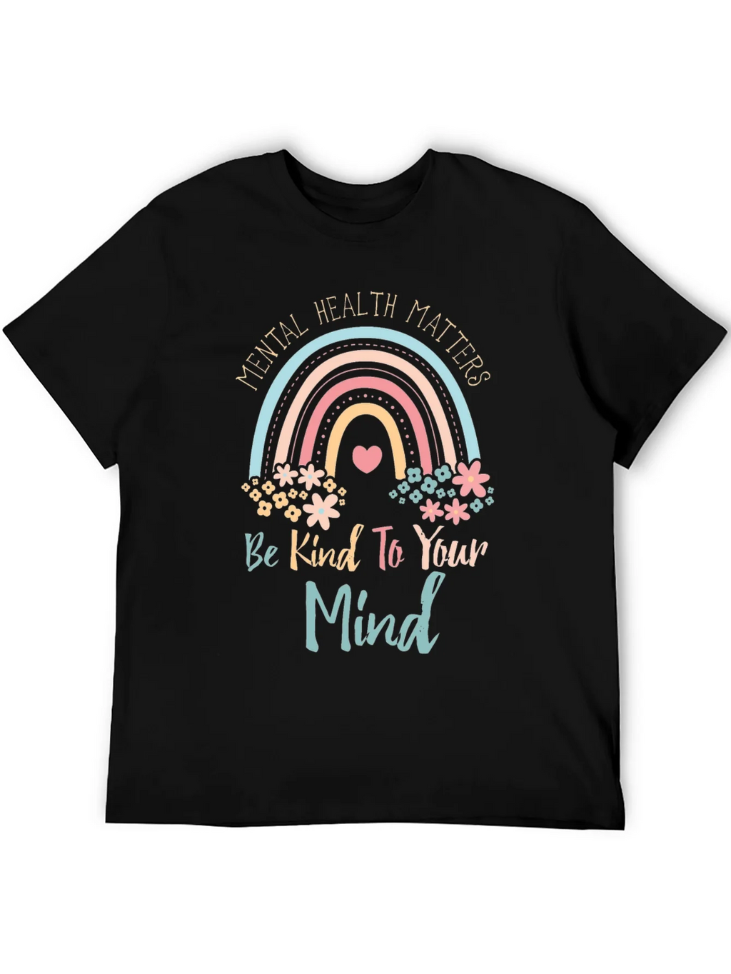 Mental Health Matters Graphic Tee - Be Kind to Your Mind product image 5