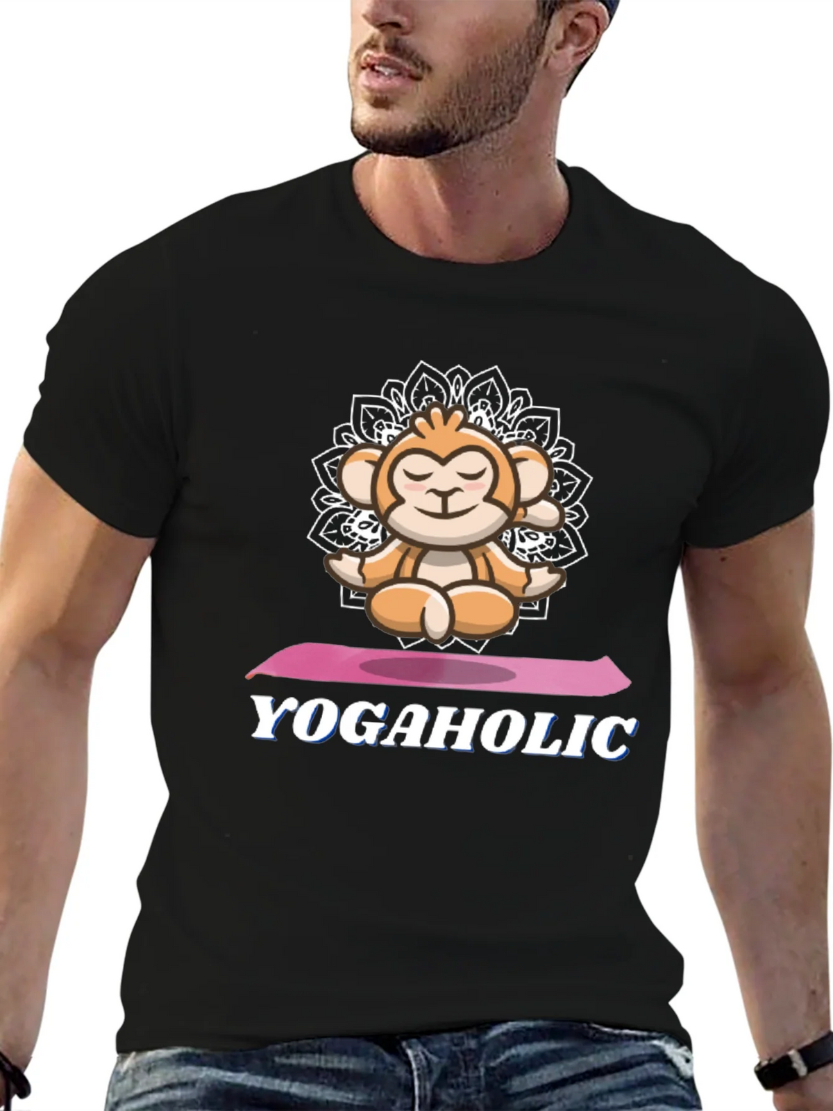 Yoga Monkey Graphic Tee - Yogaholic T-Shirt product image 6