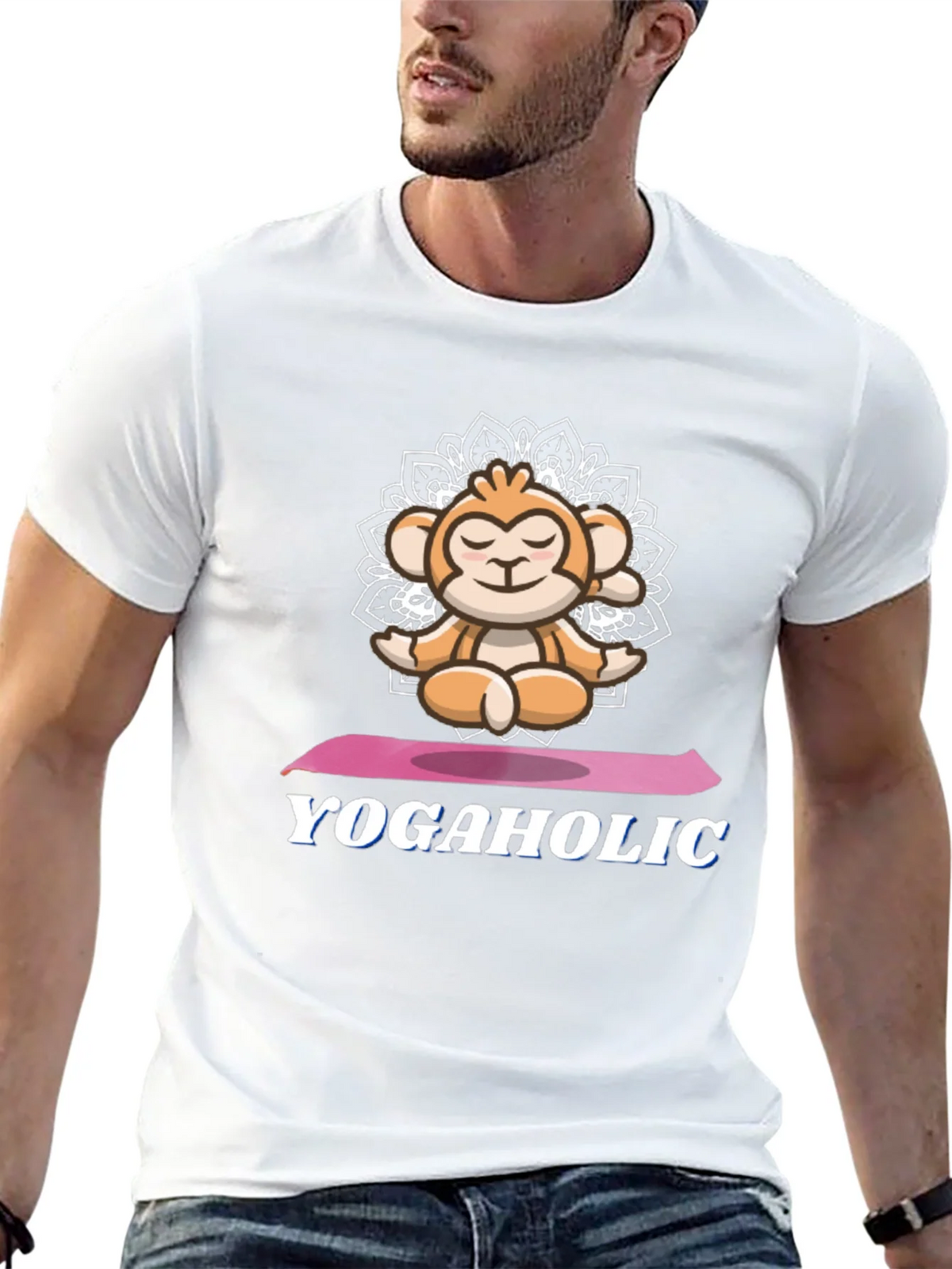 Yoga Monkey Graphic Tee - Yogaholic T-Shirt product image 12