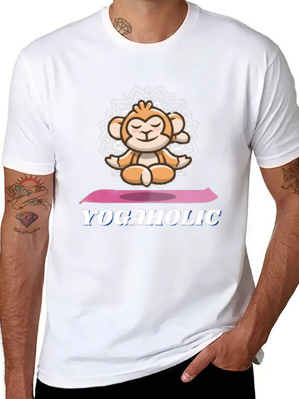 Yoga Monkey Graphic Tee - Yogaholic T-Shirt product image 7