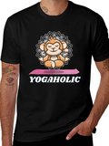 Yoga Monkey Graphic Tee - Yogaholic T-Shirt product image 1