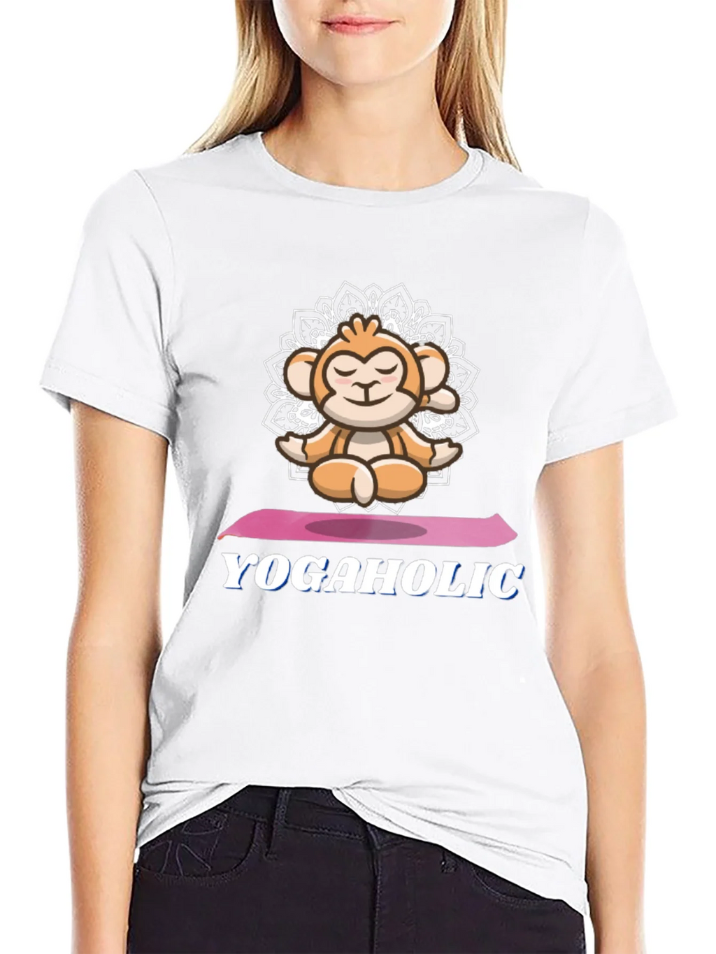 Yoga Monkey Graphic Tee - Yogaholic T-Shirt product image 8