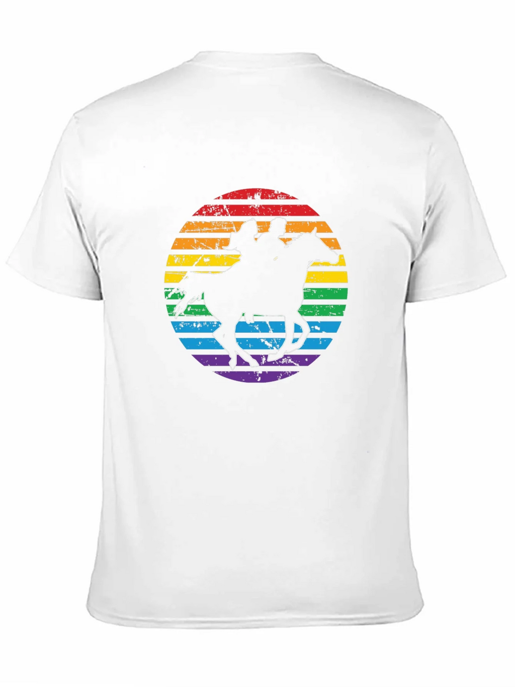 Rainbow Horse Riding T-Shirt product image 10