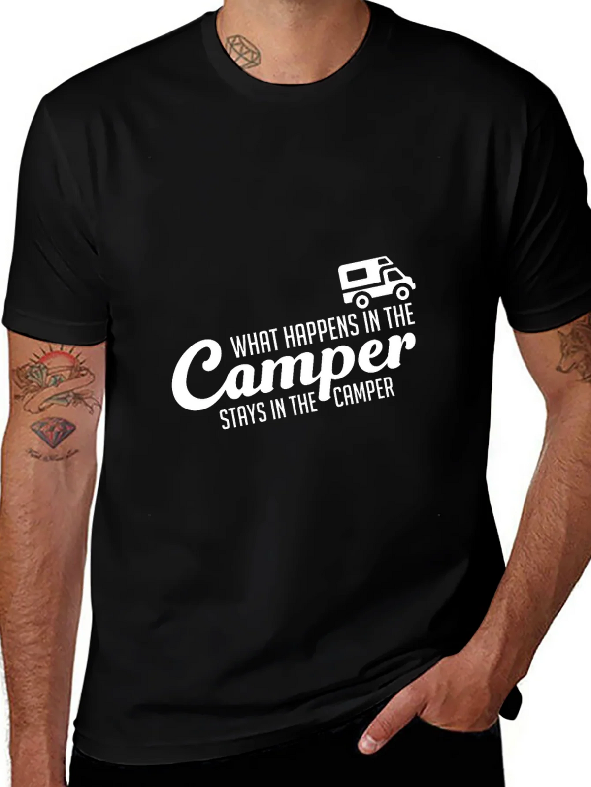 Camper Life T-Shirt - What Happens in the Stays product image 1