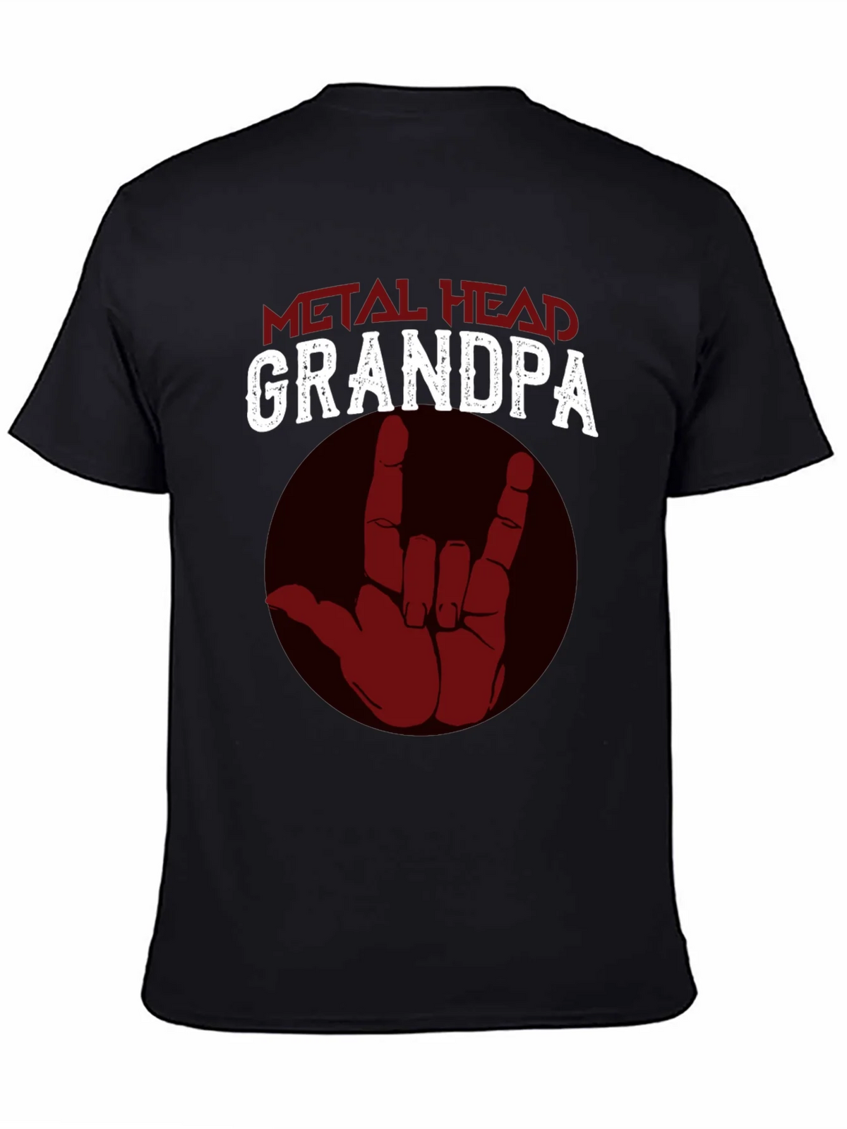 Metal Head Grandpa T-Shirt - Rock On! product image 1