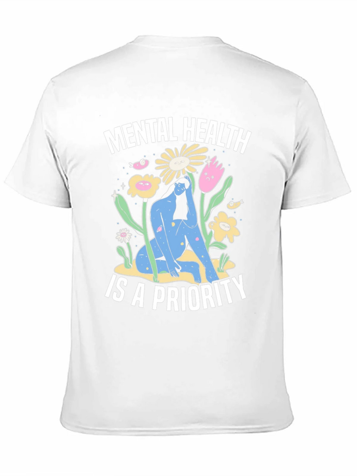 Mental Health Priority T-Shirt - Unisex Black Tee product image 10