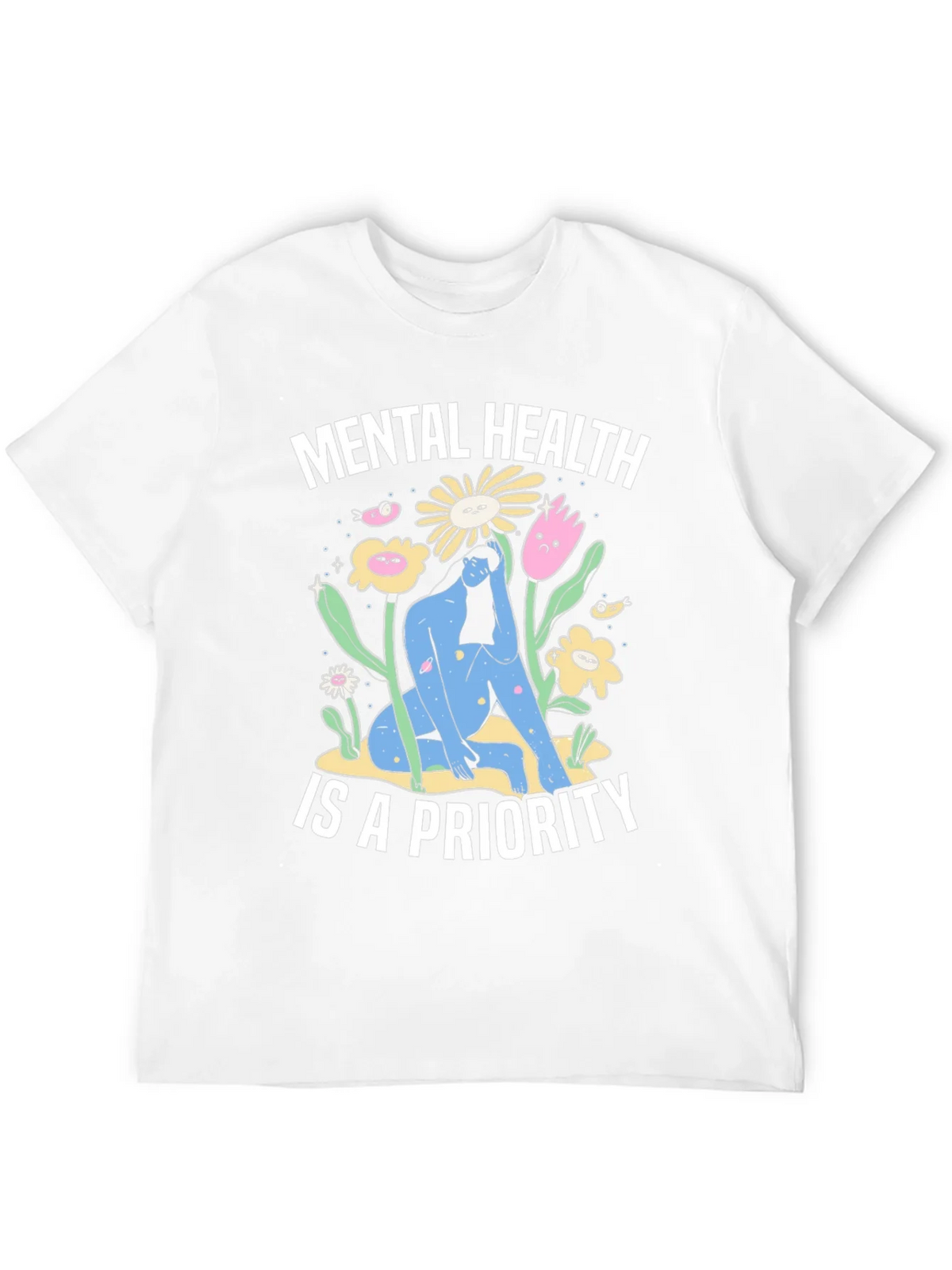 Mental Health Priority T-Shirt - Unisex Black Tee product image 11