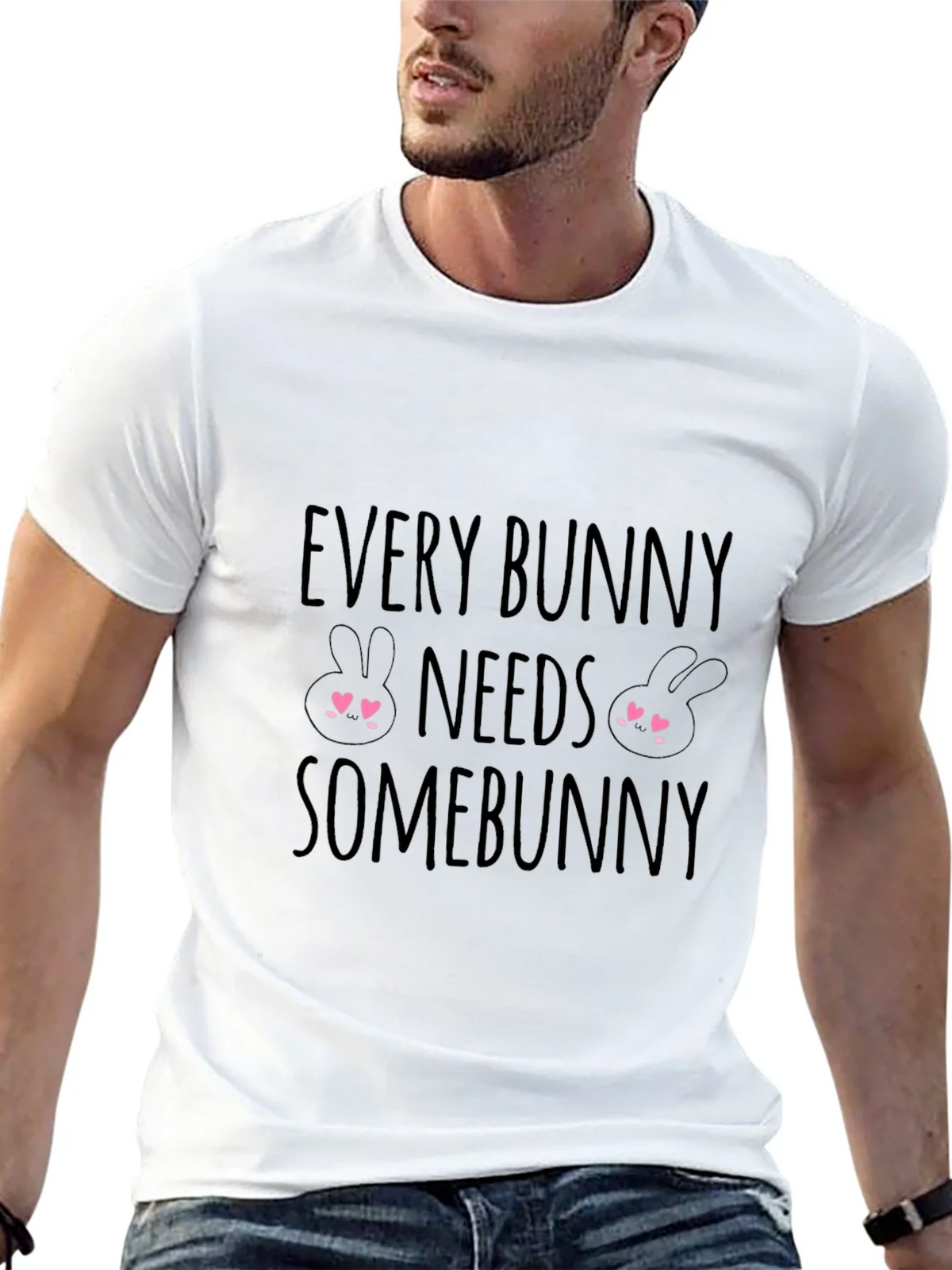 Every Bunny Needs Somebunny T-Shirt product image 10