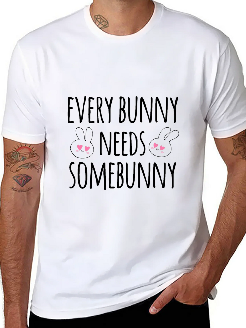 Every Bunny Needs Somebunny T-Shirt product image 7