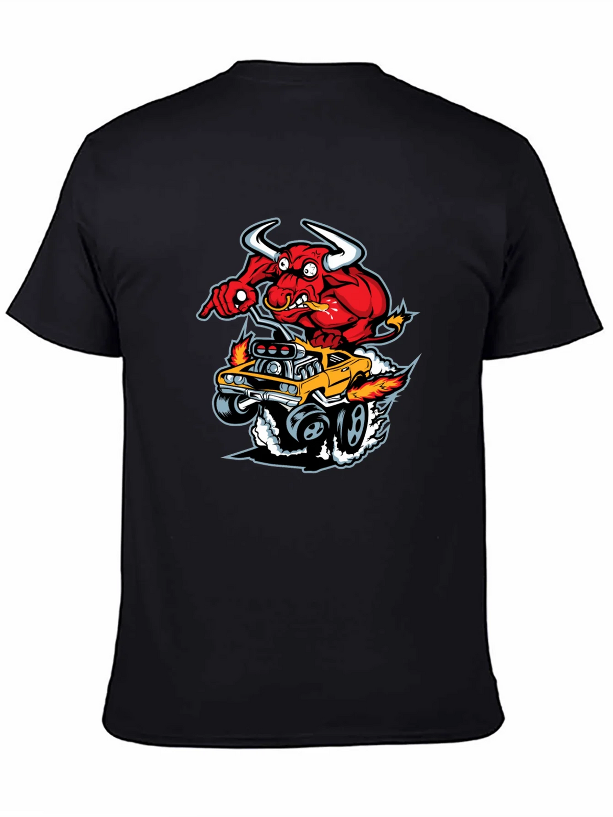 Red Devil Hot Rod T-Shirt - Mens Graphic Tee product image 4