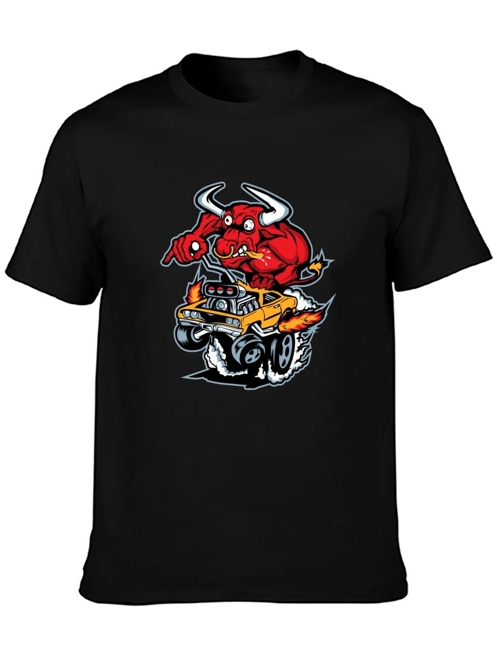 Red Devil Hot Rod T-Shirt - Mens Graphic Tee product image 3