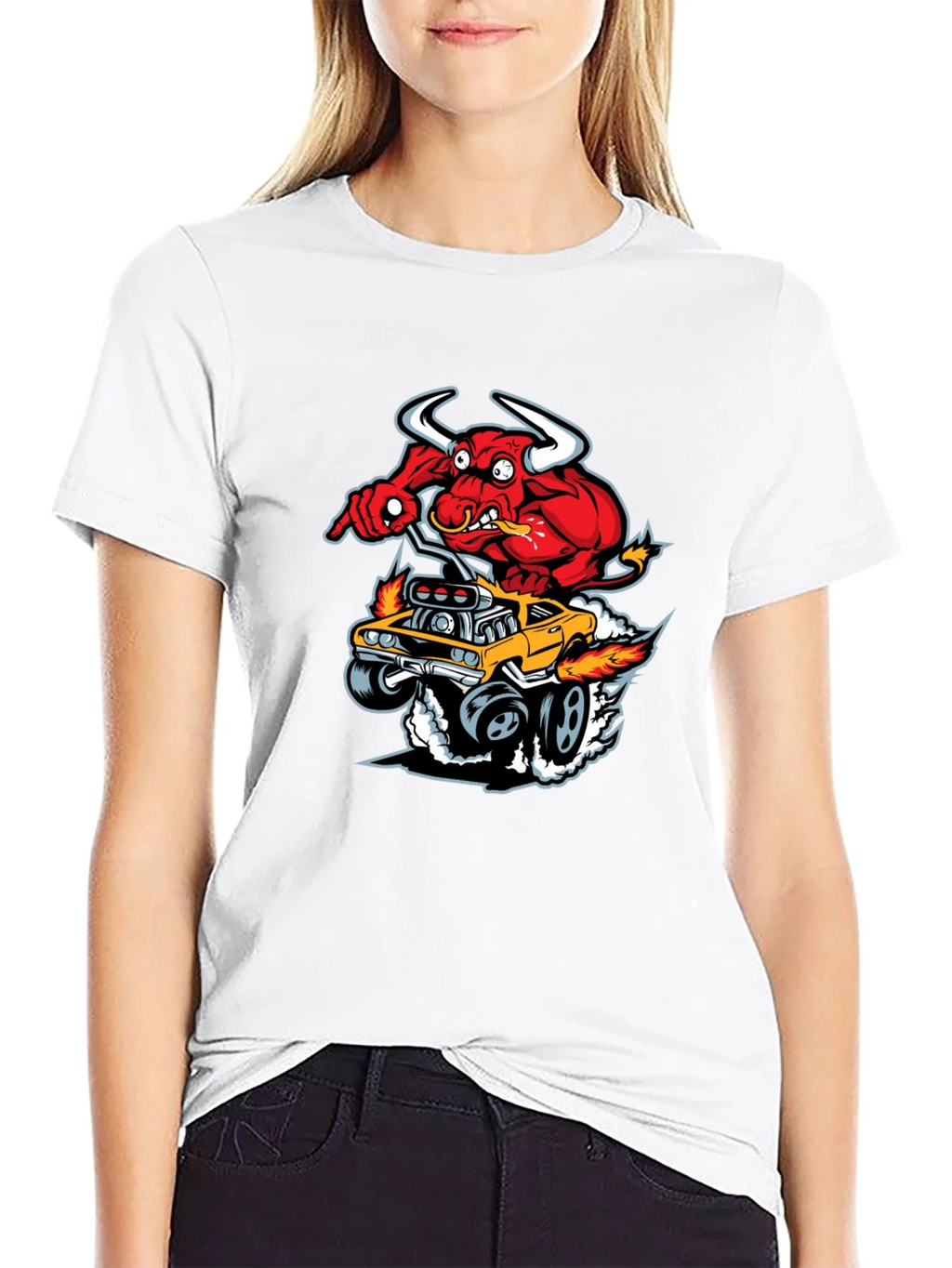 Red Devil Hot Rod T-Shirt - Mens Graphic Tee product image 8